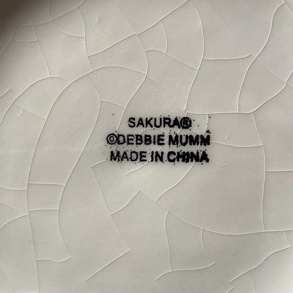 Sakura Debbie Mumm Snowman Ceramic Bowl - 7.5 inches